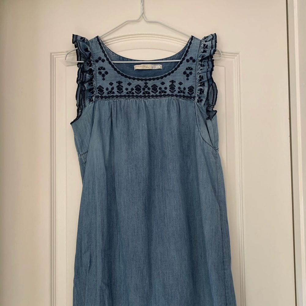 Embroidered Cotton Dress